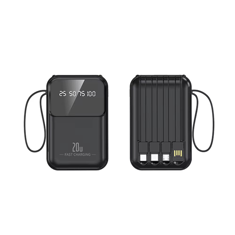 Power Bank 10000 mAh compact – Charge rapide 20W