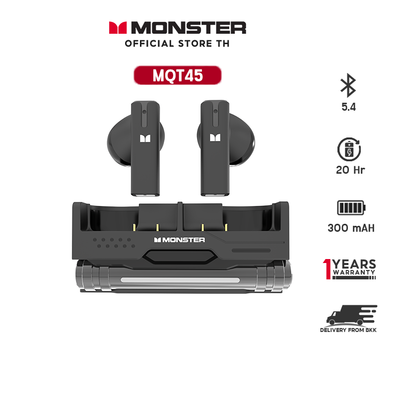 MONSTER MQT45 – Le Futur des Écouteurs Sans Fil